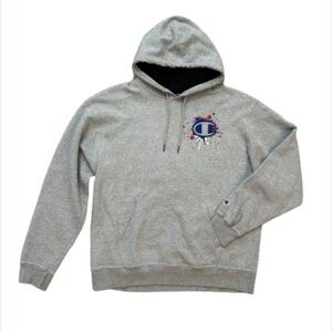 Champion Gray Pullover Sweatshirt Hoodie
